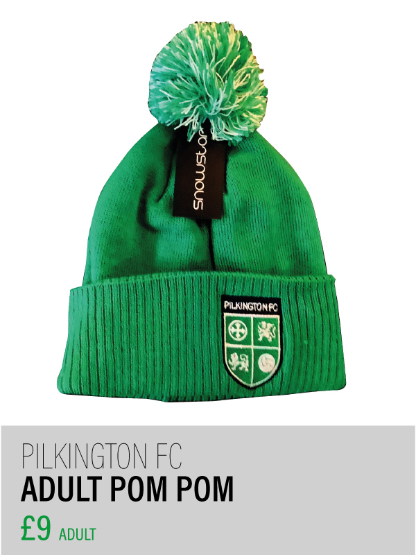 Adults green pom pom hat