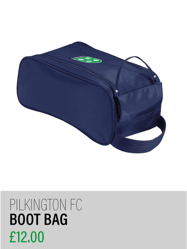 Navy boot bag with club crest